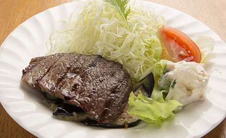 ビーフ網焼き定食（和牛）